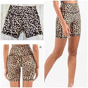 Telamon High Waist Leopard Workshorts